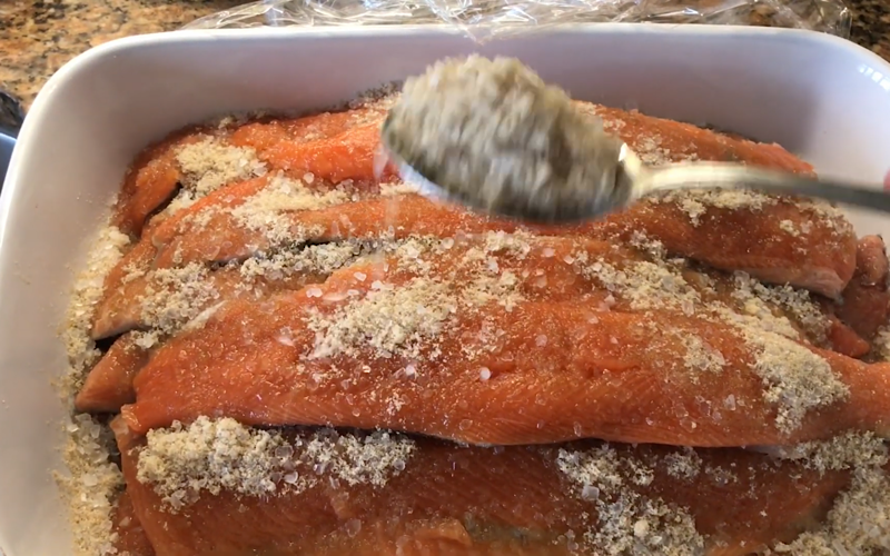 Dry Brine Trout Fishing