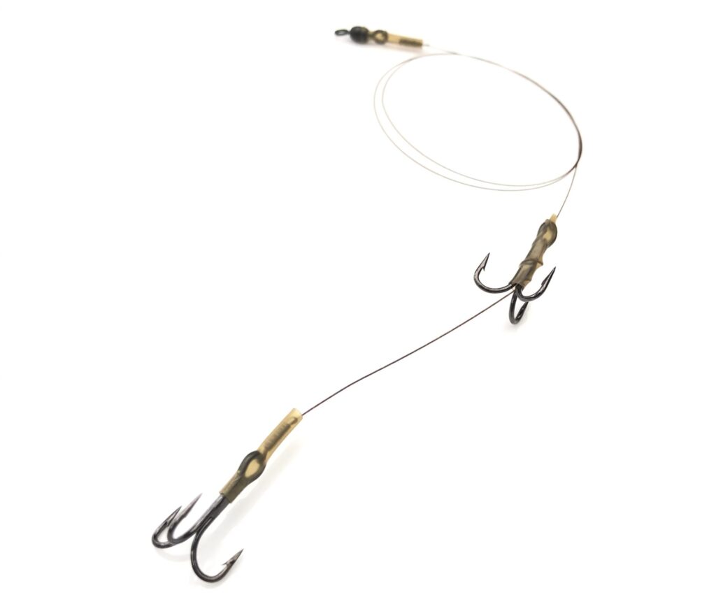 Twin treble hook pike trace