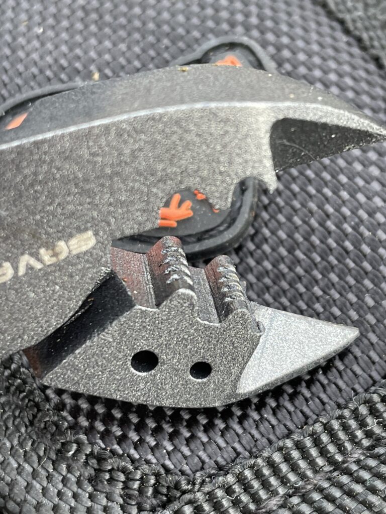 Close up of a set of crimpers