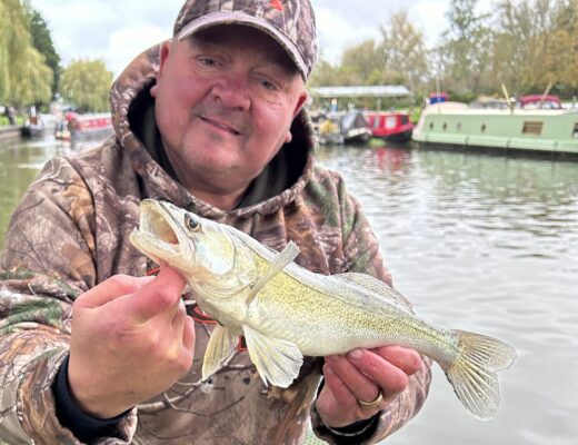 Zander fishing on the River Ouse